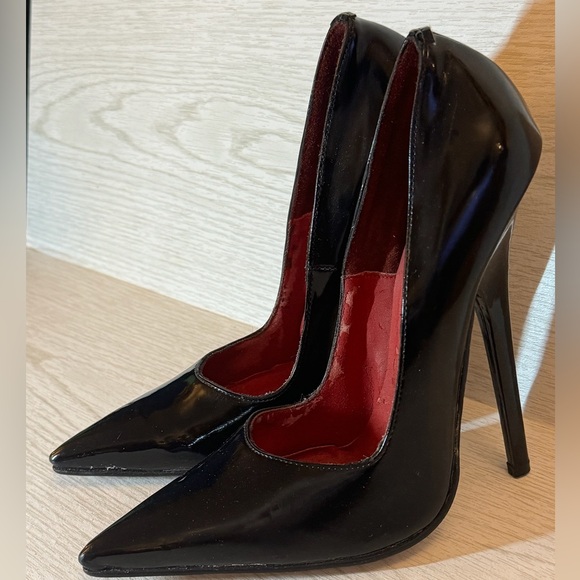 RARE Northbound Leather 6” Patent Leather Stiletto Heels 38.5 - Picture 3 of 11
